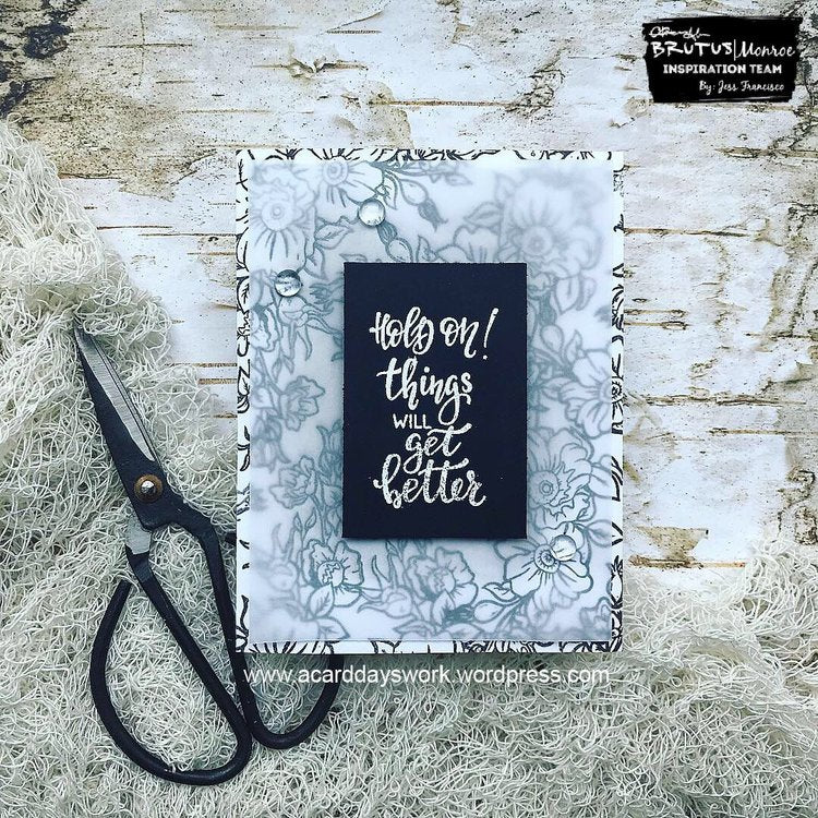 Hold On Things Will Get Better Greeting Card
