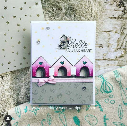 Hello Squeakheart Greeting Card