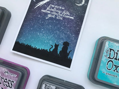 Shooting Star Greeting Card