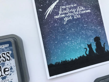 Shooting Star Greeting Card