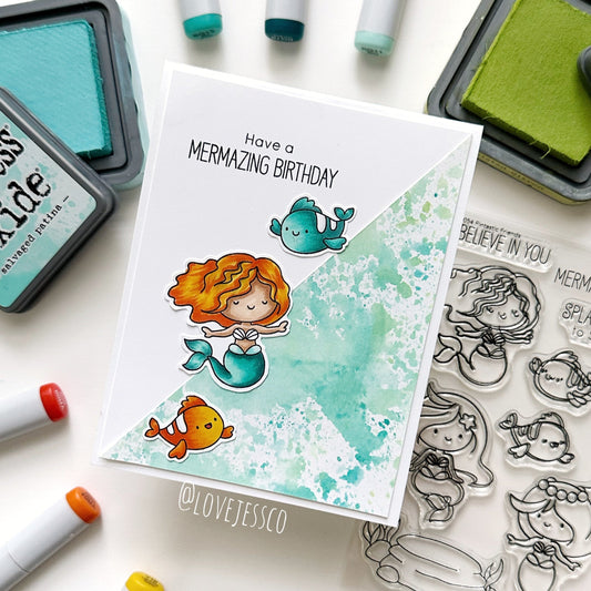 Have a Mermazing Birthday Handmade Greeting Card