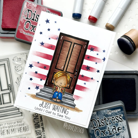 Just Waiting Until I Get To See You Handmade Card