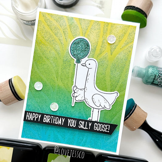 Happy Birthday You Silly Goose Handmade Card