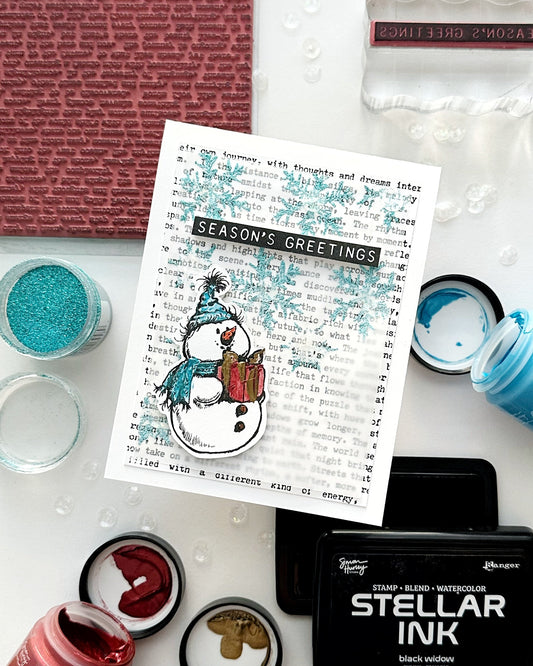 Season's Greetings Handmade Card