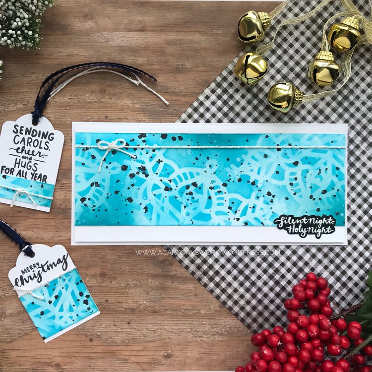 Silent Night Greeting Card