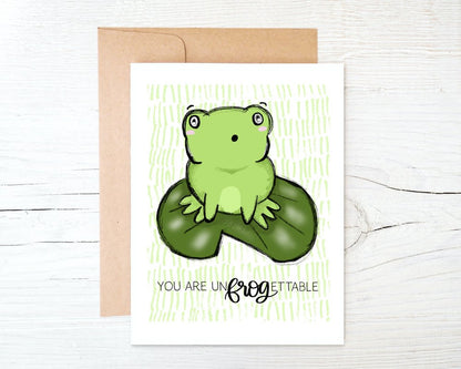 You Are UnFROGettable Greeting Card