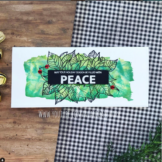 Holiday Filled With Peace Greeting Card