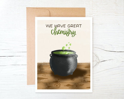 We Have Great Chemistry Greeting Card