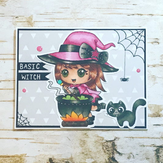Basic Witch Greeting Card