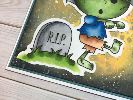 Love You For What's On the Inside Zombie Greeting Card
