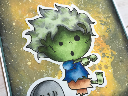 Love You For What's On the Inside Zombie Greeting Card