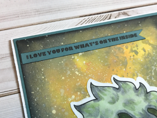 Love You For What's On the Inside Zombie Greeting Card