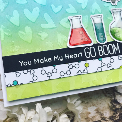You Make My Heart Go Boom Greeting card