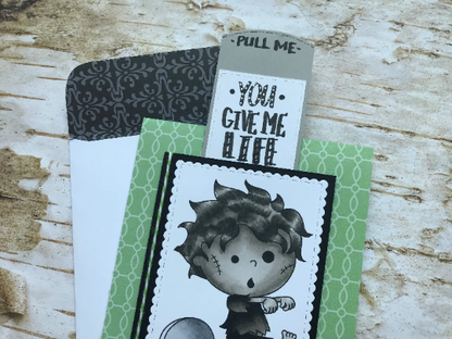 You Give Me Life Zombie Greeting Card