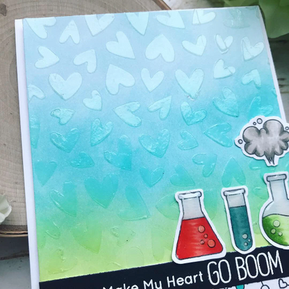 You Make My Heart Go Boom Greeting card