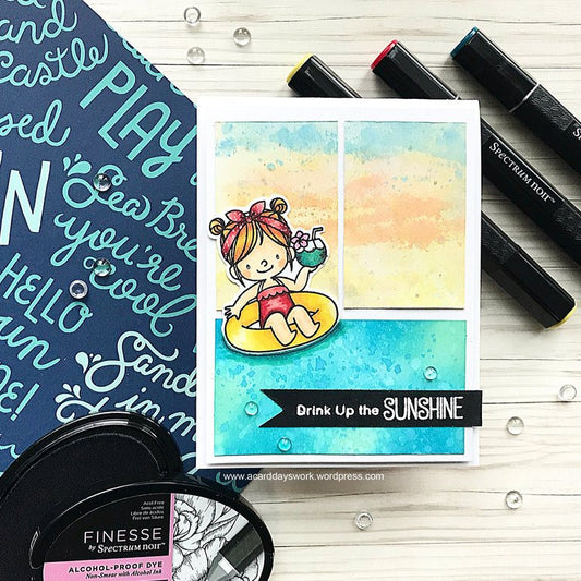 Drink Up The Sunshine Greeting Card
