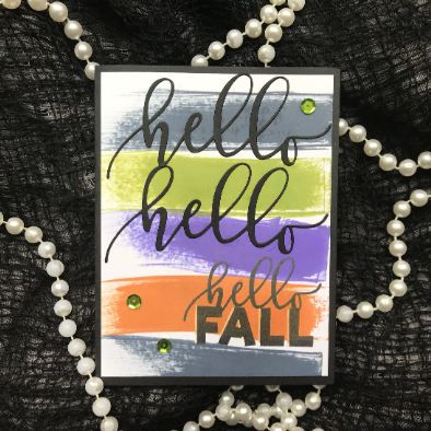 Hello Fall Greeting Card