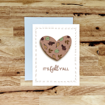 It's Fall Y'all Greeting Card