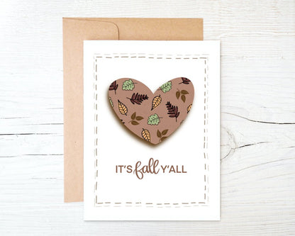 It's Fall Y'all Greeting Card