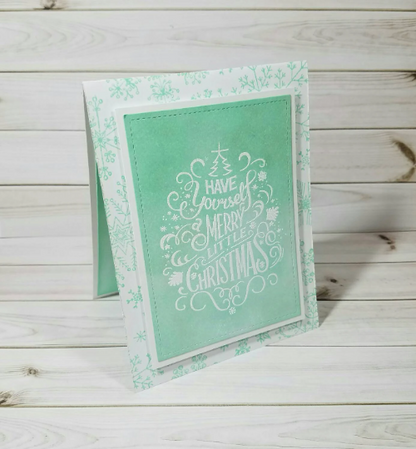 Have Yourself a Merry Little Christmas Mint Greeting Card