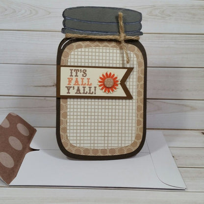 It's Fall Y'all! Autumn Greeting Card