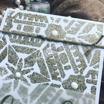 Thanks Geometric Greeting Card