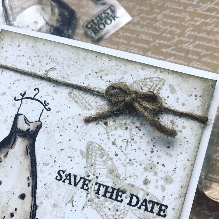 Vintage Save the Date Greeting Card