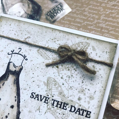 Vintage Save the Date Greeting Card
