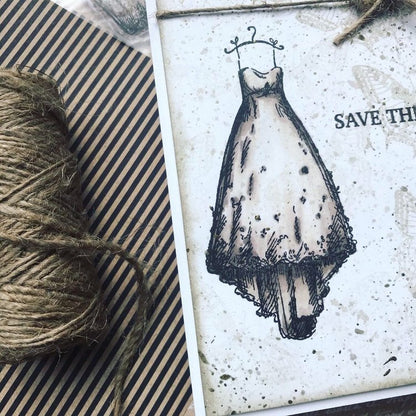 Vintage Save the Date Greeting Card