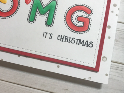 OMG It's Christmas Greeting Card