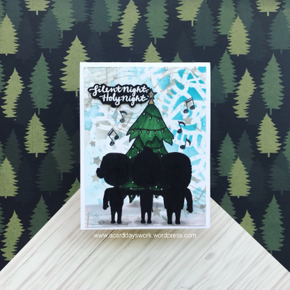 Silent Night Holy Night Greeting Card