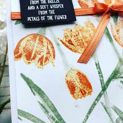 Spring is a Kiss Greeting Card