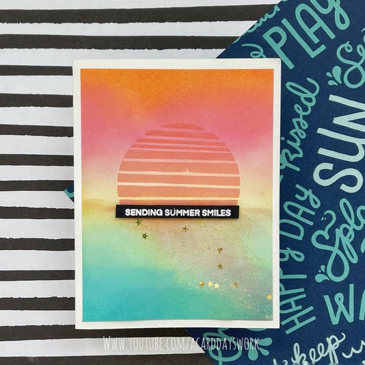 Sending Summer Smiles Greeting Card