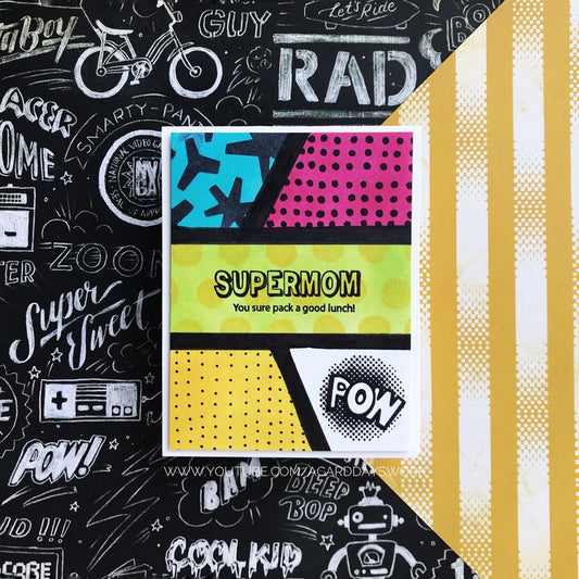 Supermom Greeting Card