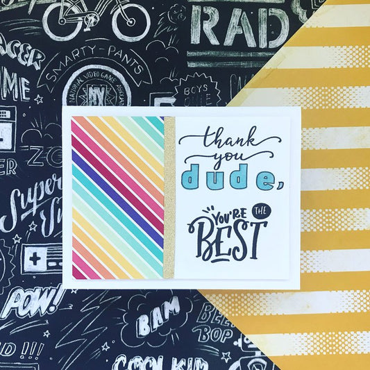 Thank You Dude You're The Best Greeting Card