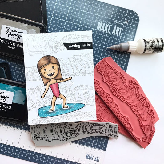 Waving Hello Card